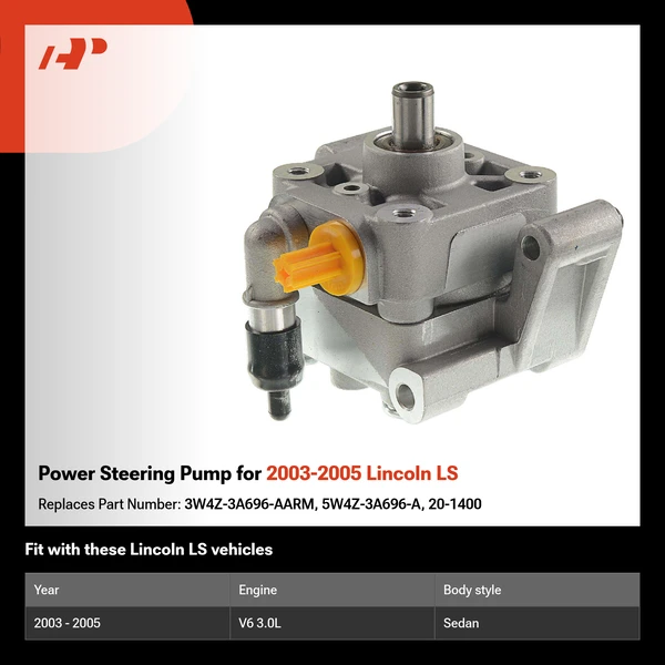 Power Steering Pump for 2003-2005 Lincoln LS