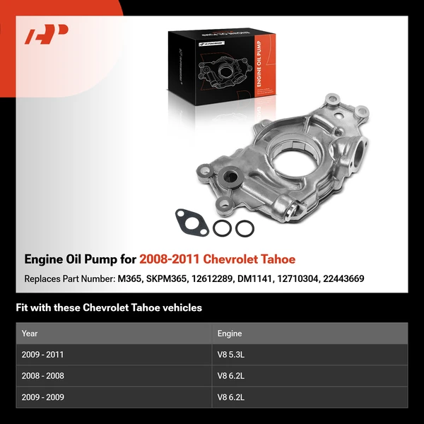 Engine Oil Pump for 2008-2011 Chevrolet Tahoe
