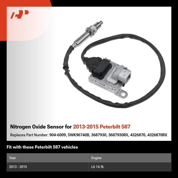 Nitrogen Oxide Sensor for 2013-2015 Peterbilt 587