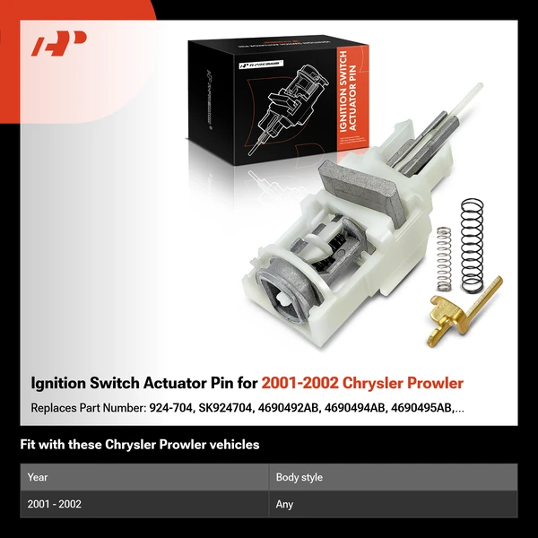 Ignition Switch Actuator Pin for 2001-2002 Chrysler Prowler
