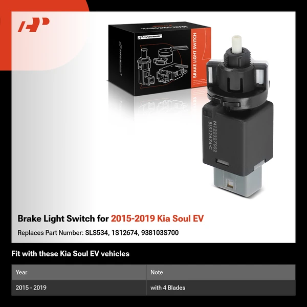Brake Light Switch for 2015-2019 Kia Soul EV