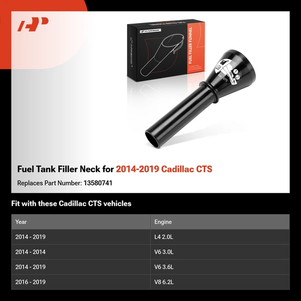 Fuel Tank Filler Neck for 2014-2019 Cadillac CTS