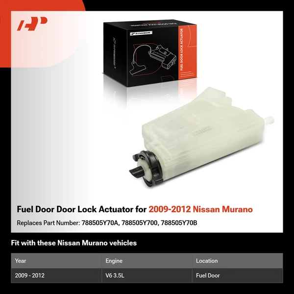 Fuel Door Door Lock Actuator for 2009-2012 Nissan Murano