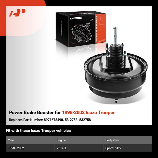 Power Brake Booster for 1998-2002 Isuzu Trooper
