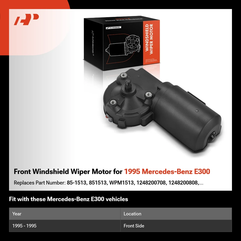 Front Windshield Wiper Motor for 1995 Mercedes-Benz E300