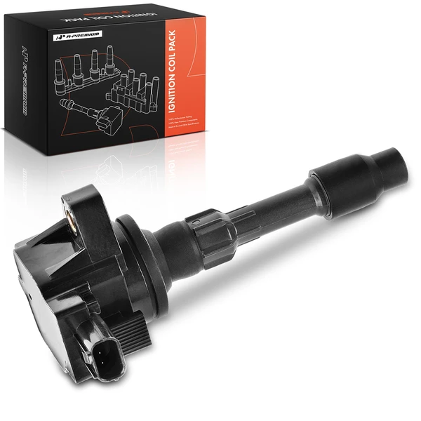 One Set-Pc Ignition Coil 3-Pin Terminal Oval A-Premium APIC0460