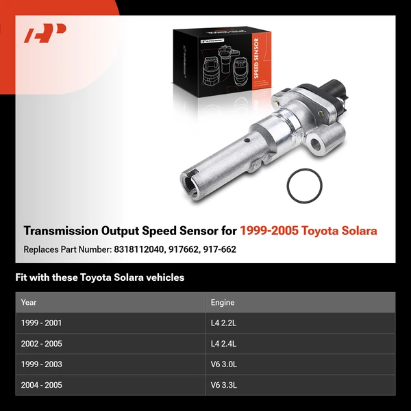 Transmission Output Speed Sensor for 1999-2005 Toyota Solara