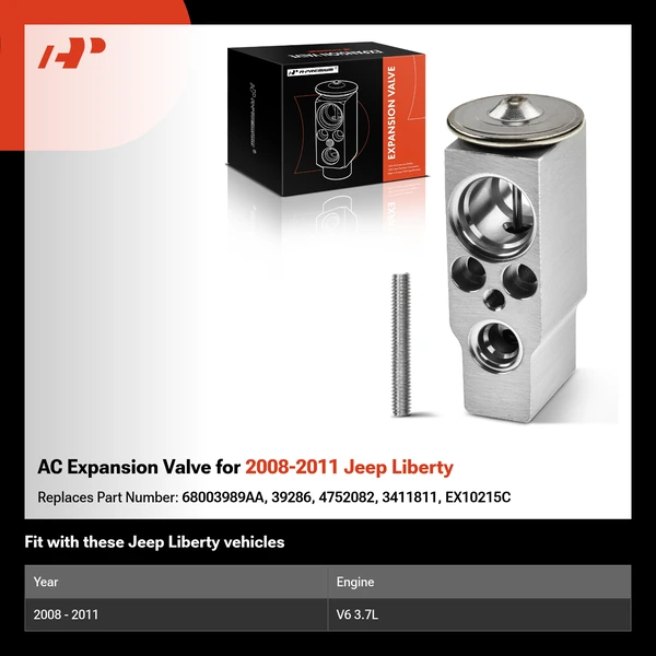 AC Expansion Valve for 2008-2011 Jeep Liberty