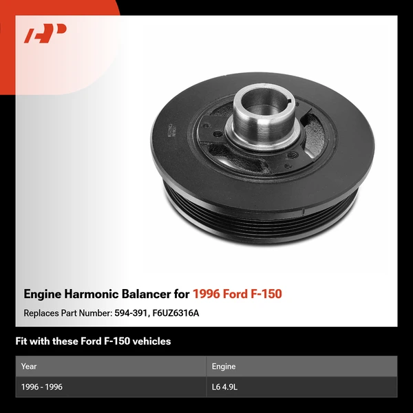 Engine Harmonic Balancer for 1996 Ford F-150