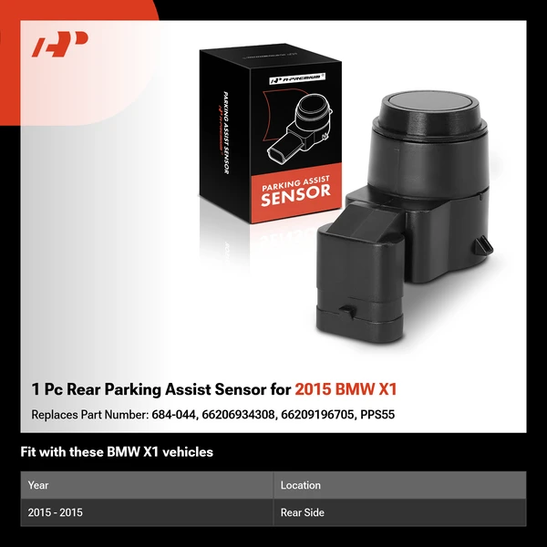 1 Pc Rear Parking Assist Sensor for 2015 BMW X1