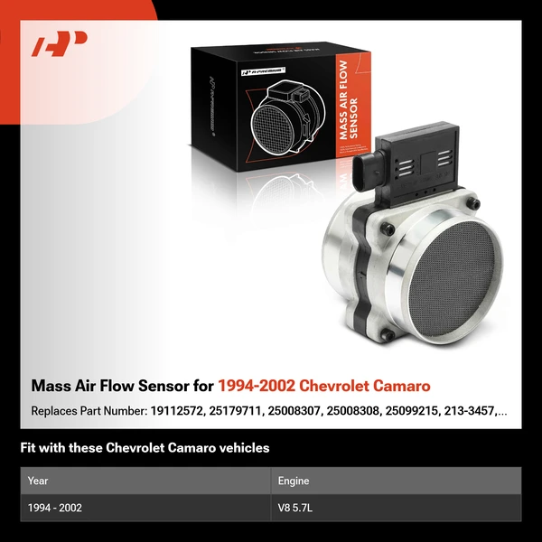 Mass Air Flow Sensor for 1994-2002 Chevrolet Camaro