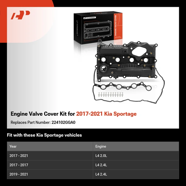 Engine Valve Cover Kit for 2017-2021 Kia Sportage