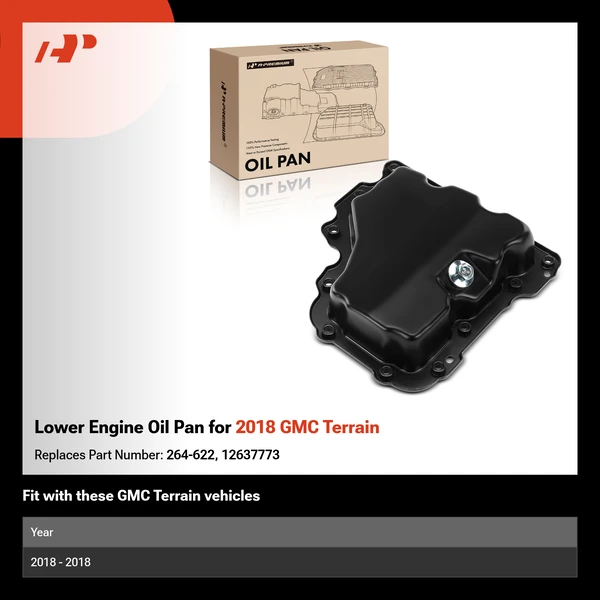 Lower Engine Oil Pan for 2018 GMC Terrain