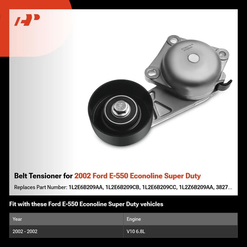 Belt Tensioner for 2002 Ford E-550 Econoline Super Duty