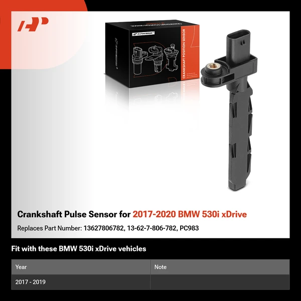 Crankshaft Pulse Sensor for 2017-2020 BMW 530i xDrive
