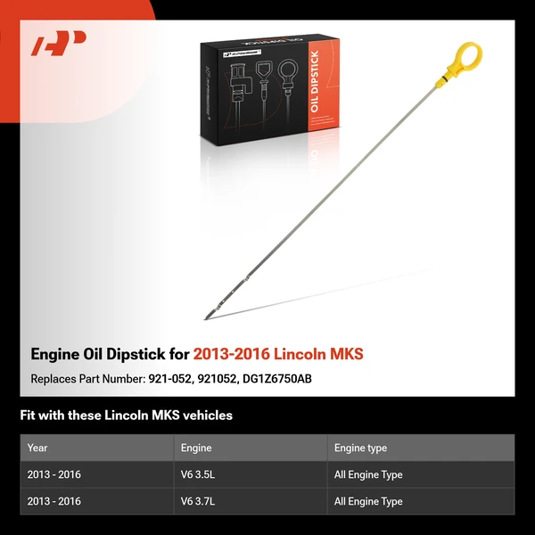 Engine Oil Dipstick for 2013-2016 Lincoln MKS
