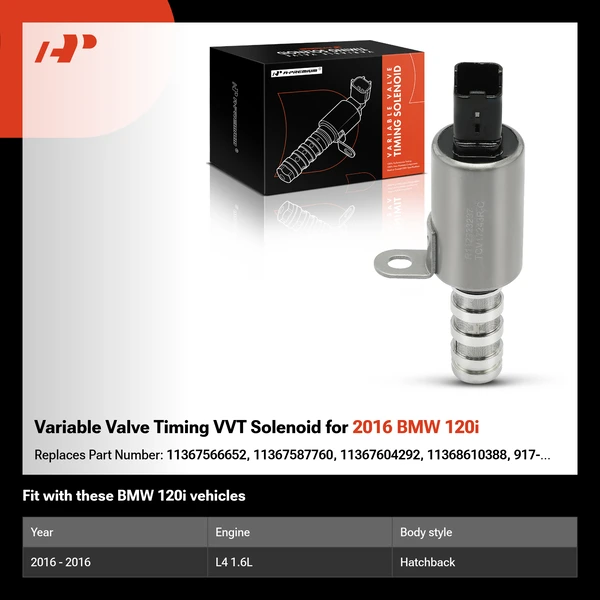Variable Valve Timing VVT Solenoid for 2016 BMW 120i