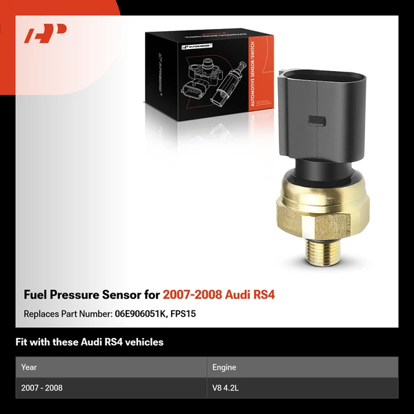 Fuel Pressure Sensor for 2007-2008 Audi RS4