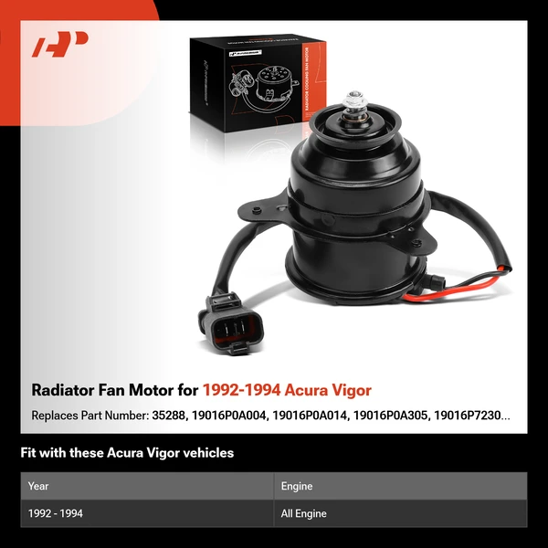 Radiator Fan Motor for 1992-1994 Acura Vigor