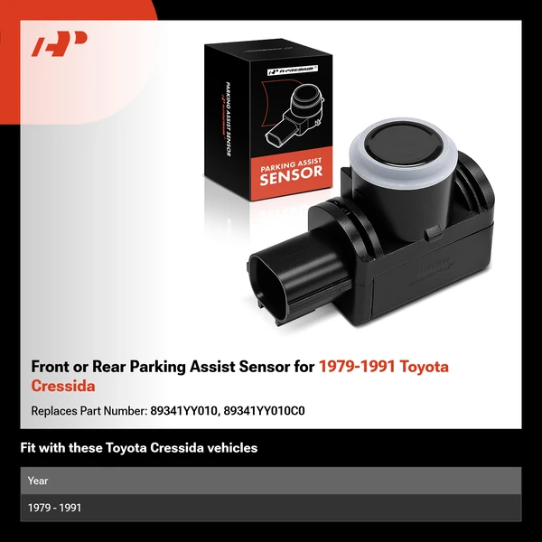 Front or Rear Parking Assist Sensor for 1979-1991 Toyota Cressida