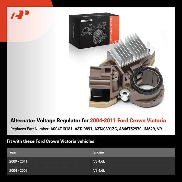 Alternator Voltage Regulator for 2004-2011 Ford Crown Victoria
