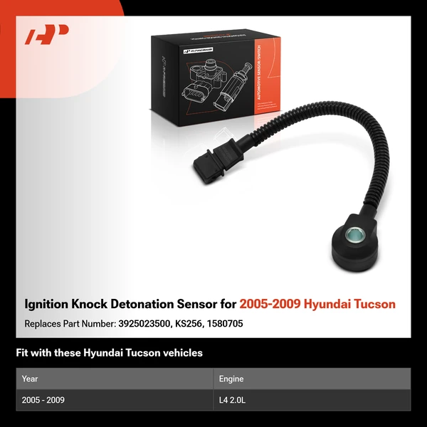 Ignition Knock Detonation Sensor for 2005-2009 Hyundai Tucson