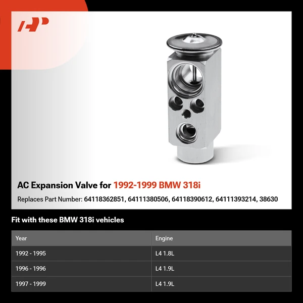 AC Expansion Valve for 1992-1999 BMW 318i
