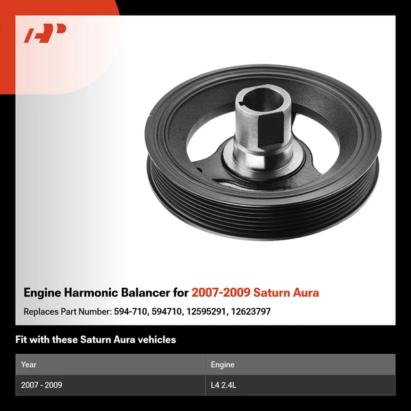 Engine Harmonic Balancer for 2007-2009 Saturn Aura