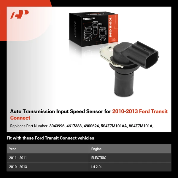 Auto Transmission Input Speed Sensor for 2010-2013 Ford Transit Connect