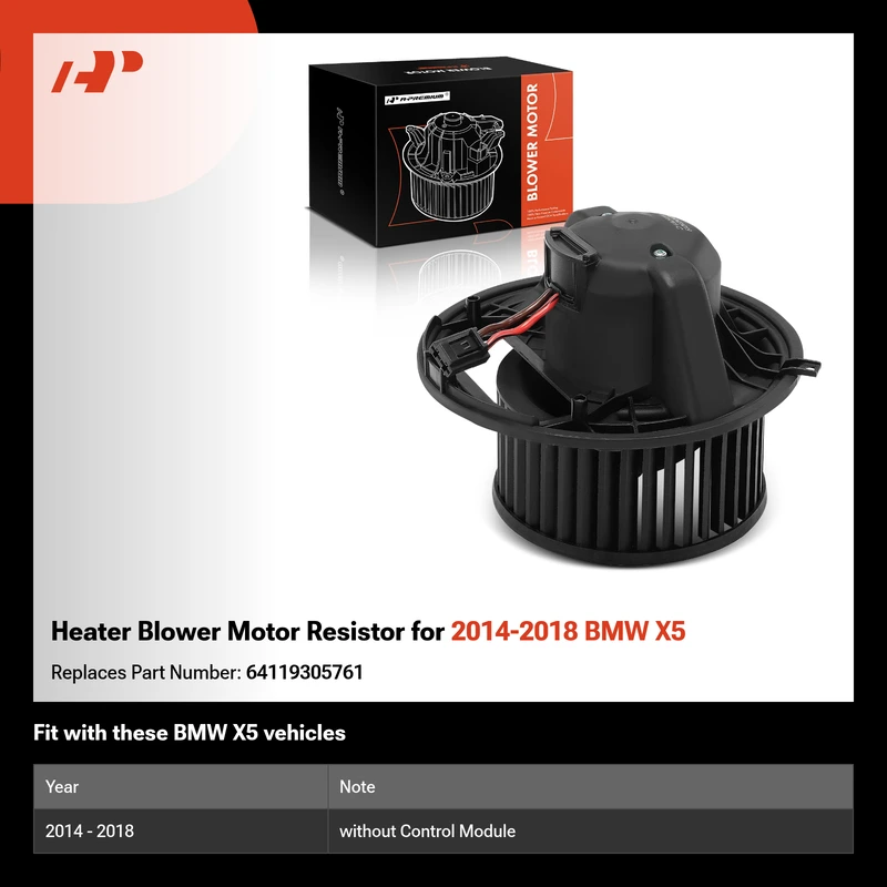 Heater Blower Motor Resistor for 2014-2018 BMW X5