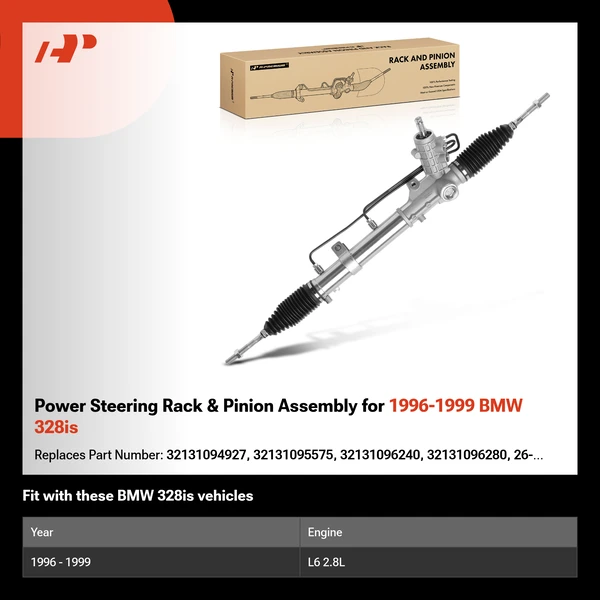 Power Steering Rack & Pinion Assembly for 1996-1999 BMW 328is