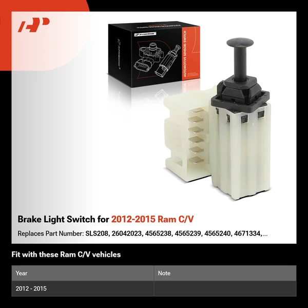 Brake Light Switch for 2012-2015 Ram C/V
