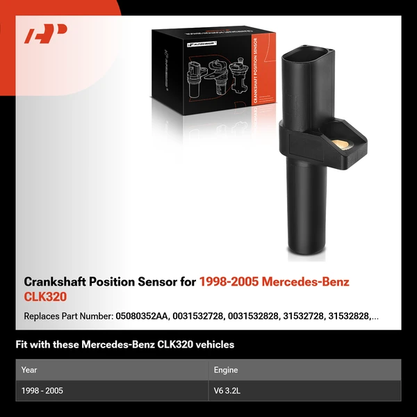 Crankshaft Position Sensor for 1998-2005 Mercedes-Benz CLK320