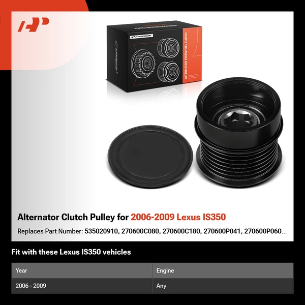 Alternator Clutch Pulley for 2006-2009 Lexus IS350