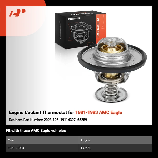 Engine Coolant Thermostat for 1981-1983 AMC Eagle