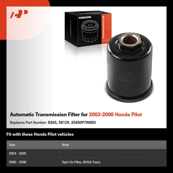Automatic Transmission Filter for 2003-2008 Honda Pilot