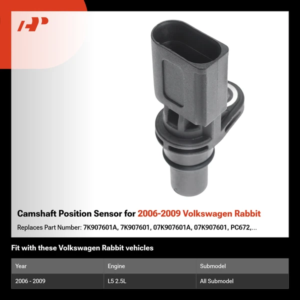 Camshaft Position Sensor for 2006-2009 Volkswagen Rabbit