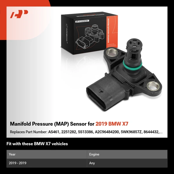 Manifold Pressure (MAP) Sensor for 2019 BMW X7