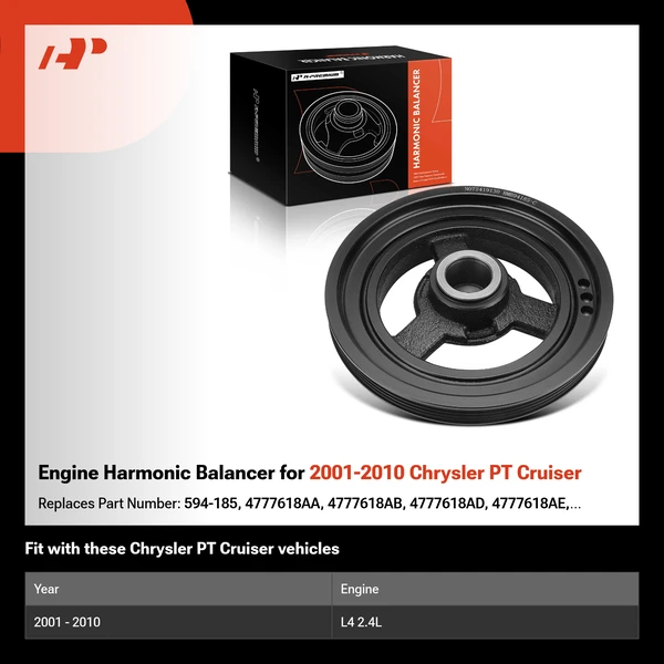 Engine Harmonic Balancer for 2001-2010 Chrysler PT Cruiser