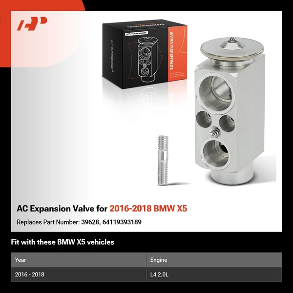 AC Expansion Valve for 2016-2018 BMW X5