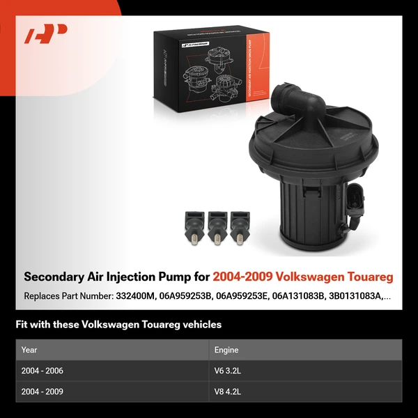 Secondary Air Injection Pump for 2004-2009 Volkswagen Touareg