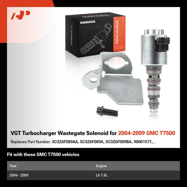 VGT Turbocharger Wastegate Solenoid for 2004-2009 GMC T7500