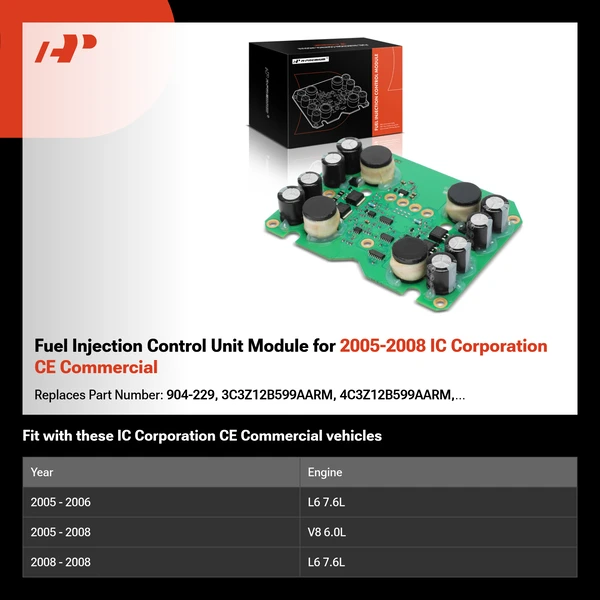 Fuel Injection Control Unit Module for 2005-2008 IC Corporation CE Commercial