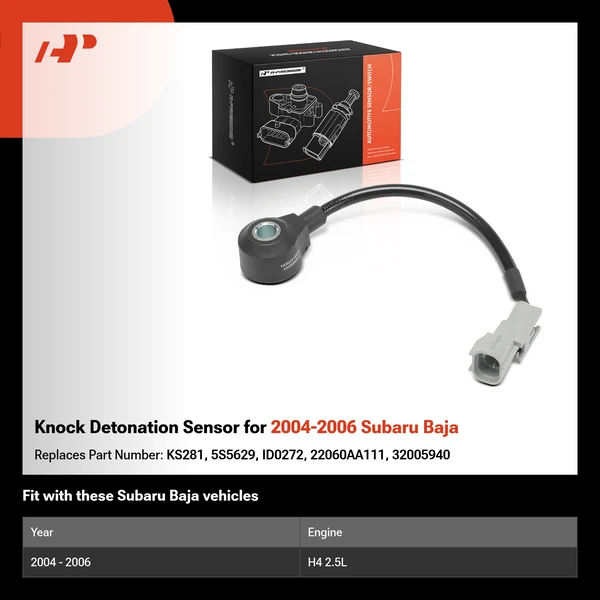 Knock Detonation Sensor for 2004-2006 Subaru Baja