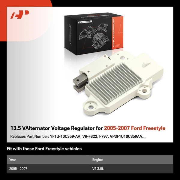 13.5 VAlternator Voltage Regulator for 2005-2007 Ford Freestyle