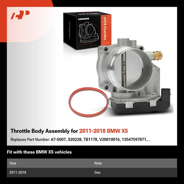 Throttle Body Assembly for 2011-2018 BMW X5