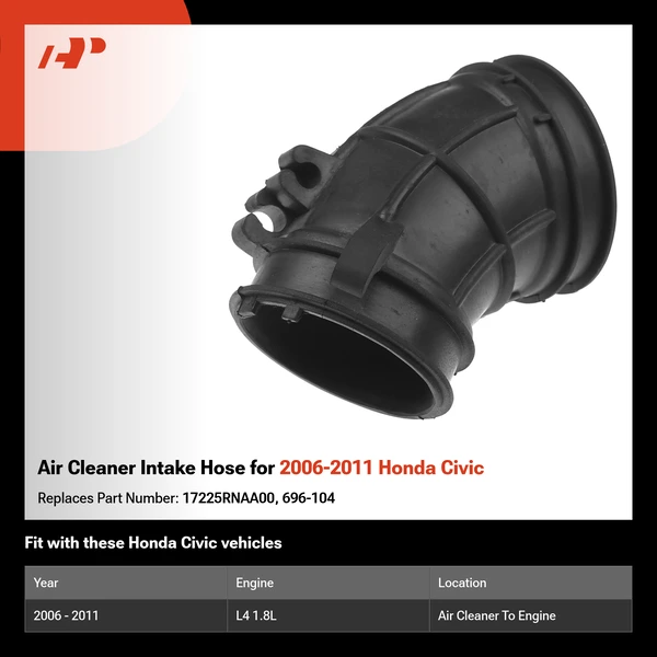 Air Cleaner Intake Hose for 2006-2011 Honda Civic