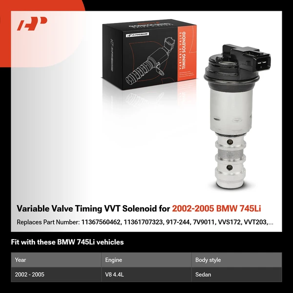 Variable Valve Timing VVT Solenoid for 2002-2005 BMW 745Li