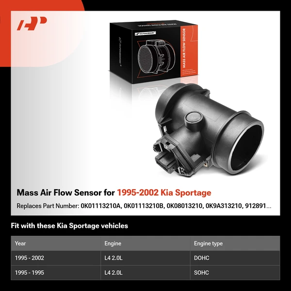 Mass Air Flow Sensor for 1995-2002 Kia Sportage