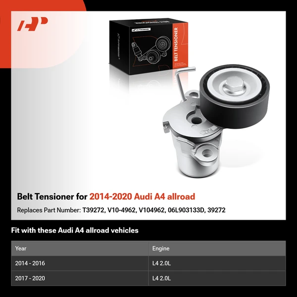 Belt Tensioner for 2014-2020 Audi A4 allroad